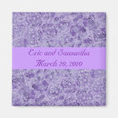 Search for purple save the date magnets Abstract
