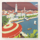 Search for vintage travel coasters Illustration