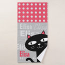 Search for black cat bath towels Funny