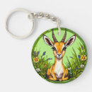 Search for gazelle round key rings Wildlife