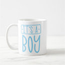 Search for baby shower boy blue mugs Gender reveal