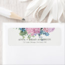 Search for pink hydrangea return address labels Hydrangeas