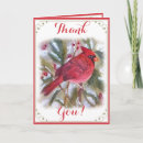 Search for cardinal thank you cards Gold