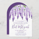 Search for floral bar bat mitzvah invitations Botanical