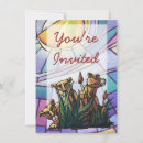 Search for lovers 4x6 invitations Animals