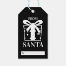 Search for black santa gift tags Elegant