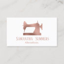 Search for sewing machine business cards Alterations