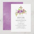 Search for spring christening invitations Floral