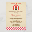 Search for carnival baby shower invitations Vintage
