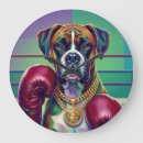 Search for boxer dog clocks Portrait