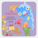Search for little monster birthday stickers Party