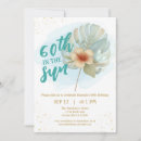 Search for beach 60th birthday invitations Luau