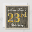 Search for twenty third birthday invitations 23 years old