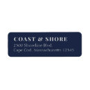 Search for coastal return address labels Nautical