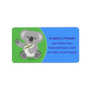 Search for koala bear return address labels Marsupial