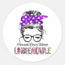Search for pancreatic cancer ribbon stickers Awareness month