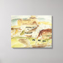 Search for mediterranean canvas prints Village