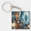 Search for victorian steampunk key rings Vintage