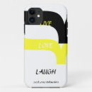 Search for live laugh love iphone cases Black