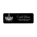 Search for chandelier return address labels Trendy