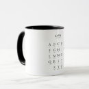 Search for greek letter mugs Black and white