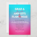 Search for flamingo beach party invitations Flamingle