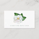 Search for magnolia flower business cards Elegant