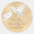 Search for doves wedding stickers Couple