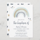 Search for boho christening invitations Blue