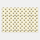 Search for bumble bees wrapping paper Pattern