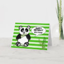 Search for panda bear birthday cards Green