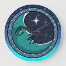 Search for moon face clocks Blue