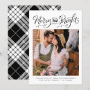 Search for black and white christmas cards Plaid