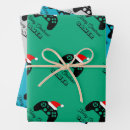 Search for gamer wrapping paper Santa
