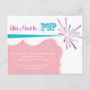 Search for shes about to pop baby shower invitations Pink