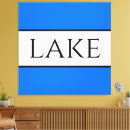 Search for lake canvas prints Blue