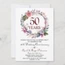 Search for surprise 50th wedding anniversary invitations Greenery