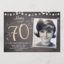 Search for surprise 70 birthday invitations Seventy