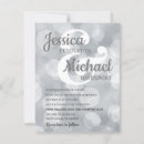 Search for bokeh wedding invitations White