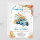 Search for boy pumpkin birthday invitations Truck