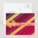 Search for pattern thank you postcards Red