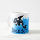 Search for cartoon whale mugs Cute