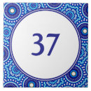 Search for house number tiles Mediterranean