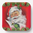 Search for vintage santa claus plates Party