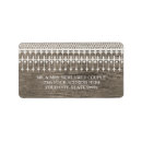 Search for weathered wood return address labels For her