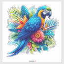 Search for colourful parrot stickers Floral