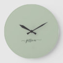 Search for sage green clocks Script