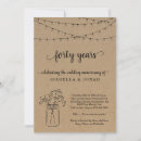 Search for 40 year anniversary invitations Party