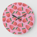 Search for sweet strawberry clocks Illustration