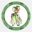 Search for vintage leprechaun stickers St patrick's day